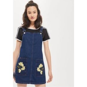 Topshop | Dresses | Topshop Denim Overall Dress | Poshmark